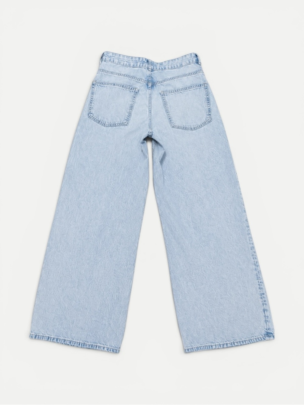 H&M Wide Leg Jeans – Light Wash Denim – Women’s US 4 / EUR 36 - Picture 2 of 12